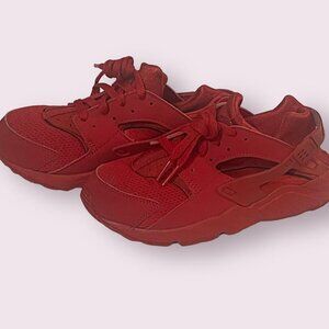 Red Nike Huaraches- Boys Size 1y